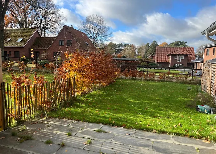 Fewo Brauel Am Nordpfad Zevener Geest - Ruhige, Moderne 2 Zimmer Wohnung, Ladestation, Parkplatz, Wlan, Garten